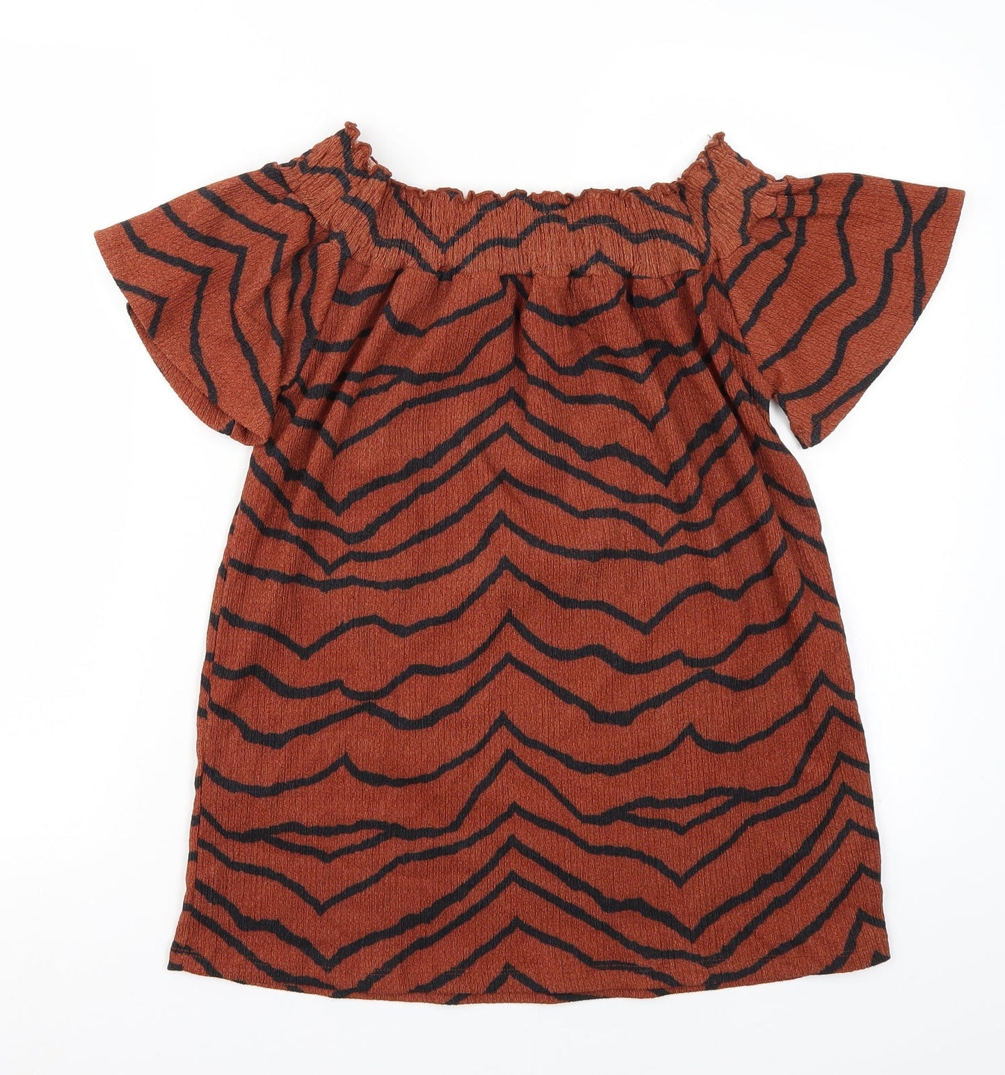 Womens UK Size 8 George Brown Basic Blouse