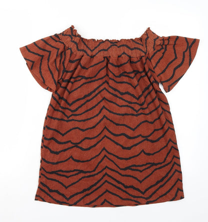 Womens UK Size 8 George Brown Basic Blouse