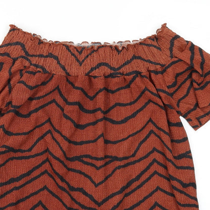 Womens UK Size 8 George Brown Basic Blouse