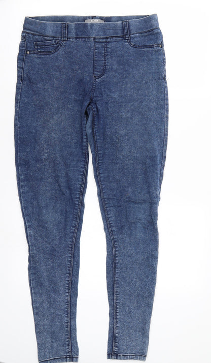 Womens UK Size 10 Eden Regular Fit Straight Blue Jeans