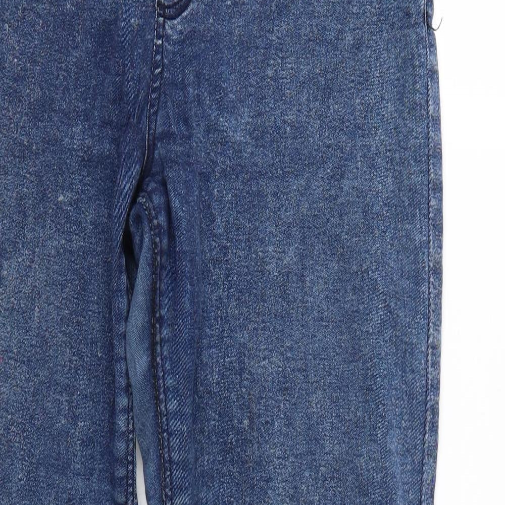 Womens UK Size 10 Eden Regular Fit Straight Blue Jeans