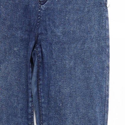 Womens UK Size 10 Eden Regular Fit Straight Blue Jeans