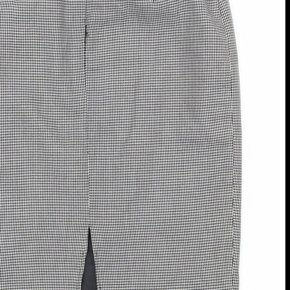 F&F Womens Black Houndstooth  Straight & Pencil Skirt Size 28 in