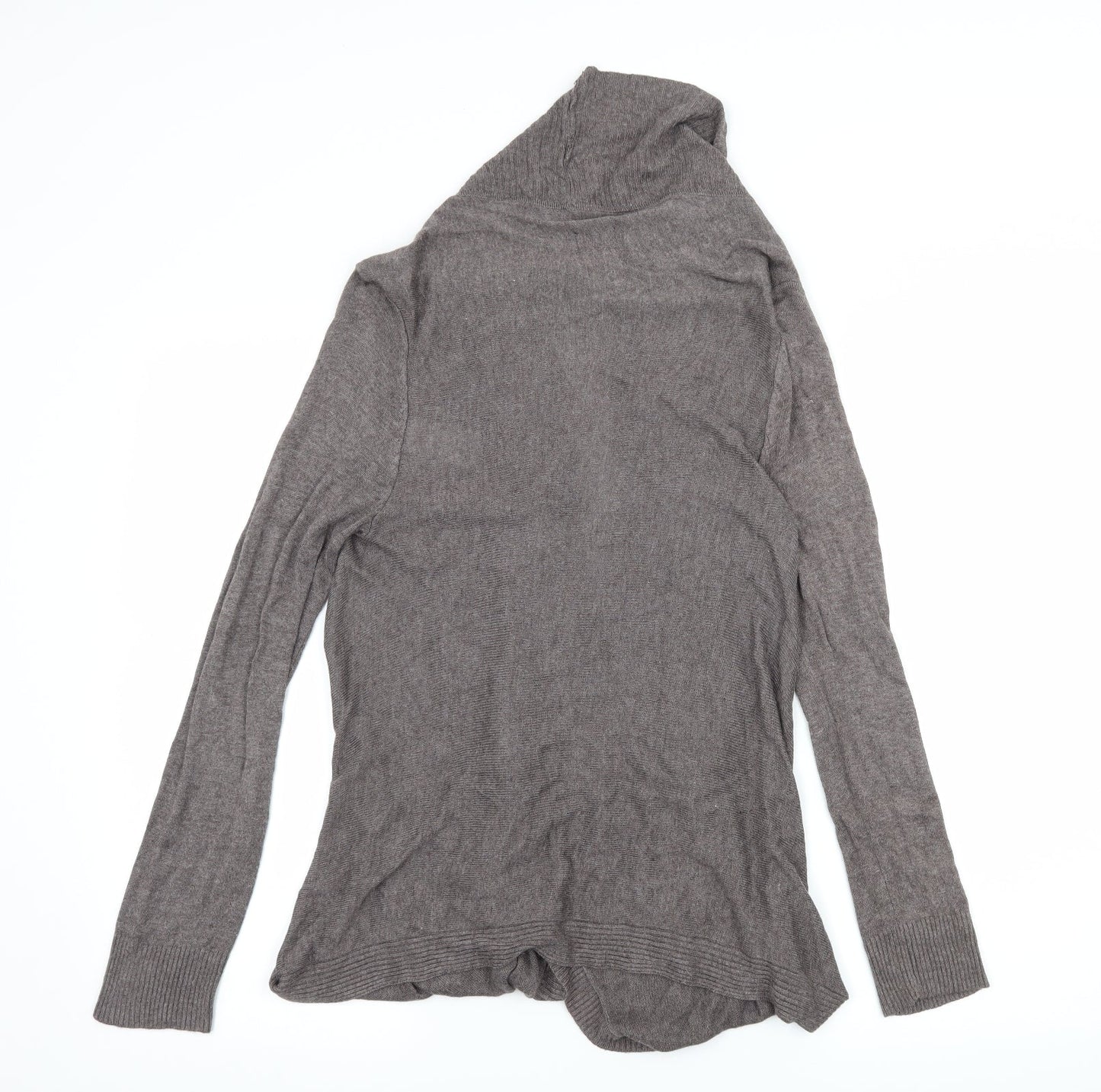 H&M Womens Grey  Knit Cardigan Jumper Size S