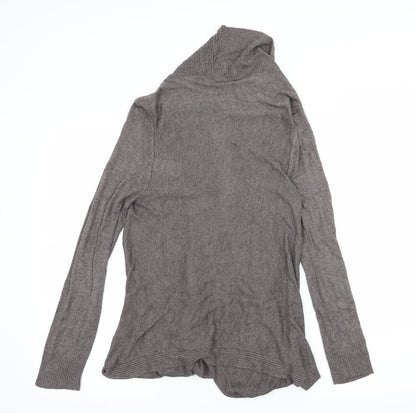 H&M Womens Grey  Knit Cardigan Jumper Size S