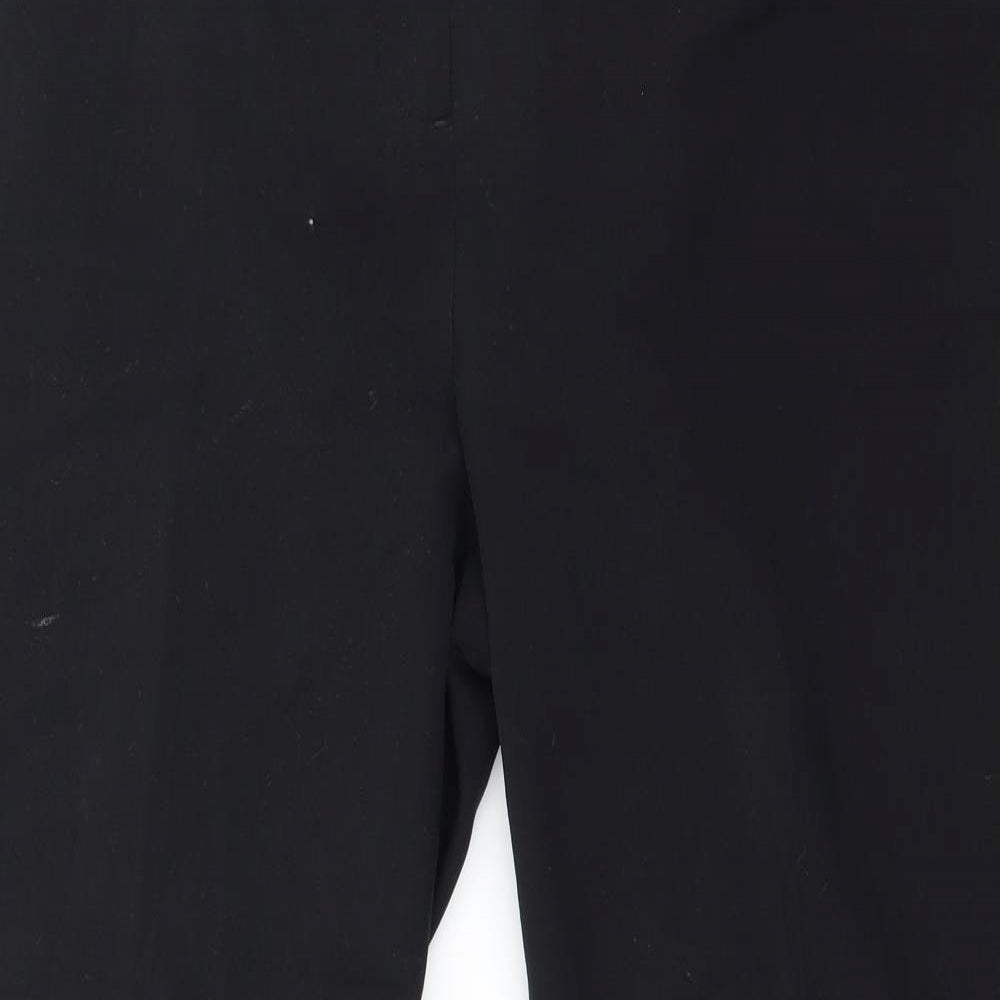 Womens UK Size 14 Marks and Spencer Regular Fit  Black Trousers