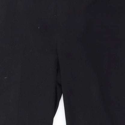 Womens UK Size 14 Marks and Spencer Regular Fit  Black Trousers