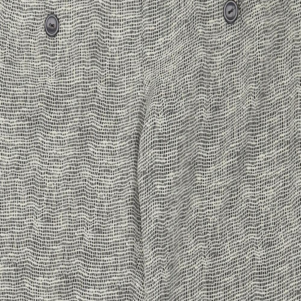 Satsuma Womens Beige Geometric  Trousers  Size 16 L30 in
