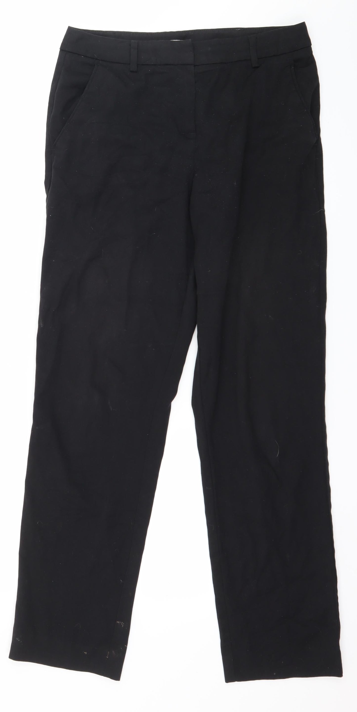 TU Womens Black   Trousers  Size 10 L28 in