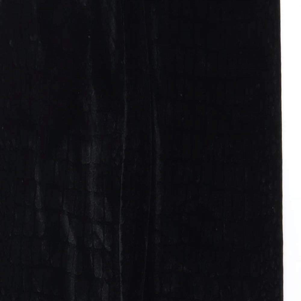 Womens UK Size 4 Topshop  Capri Black Leggings