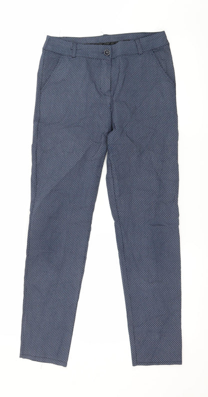 Womens UK Size 30 in Preworn Regular Fit  Blue Trousers