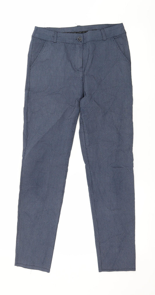 Womens UK Size 30 in Preworn Regular Fit  Blue Trousers