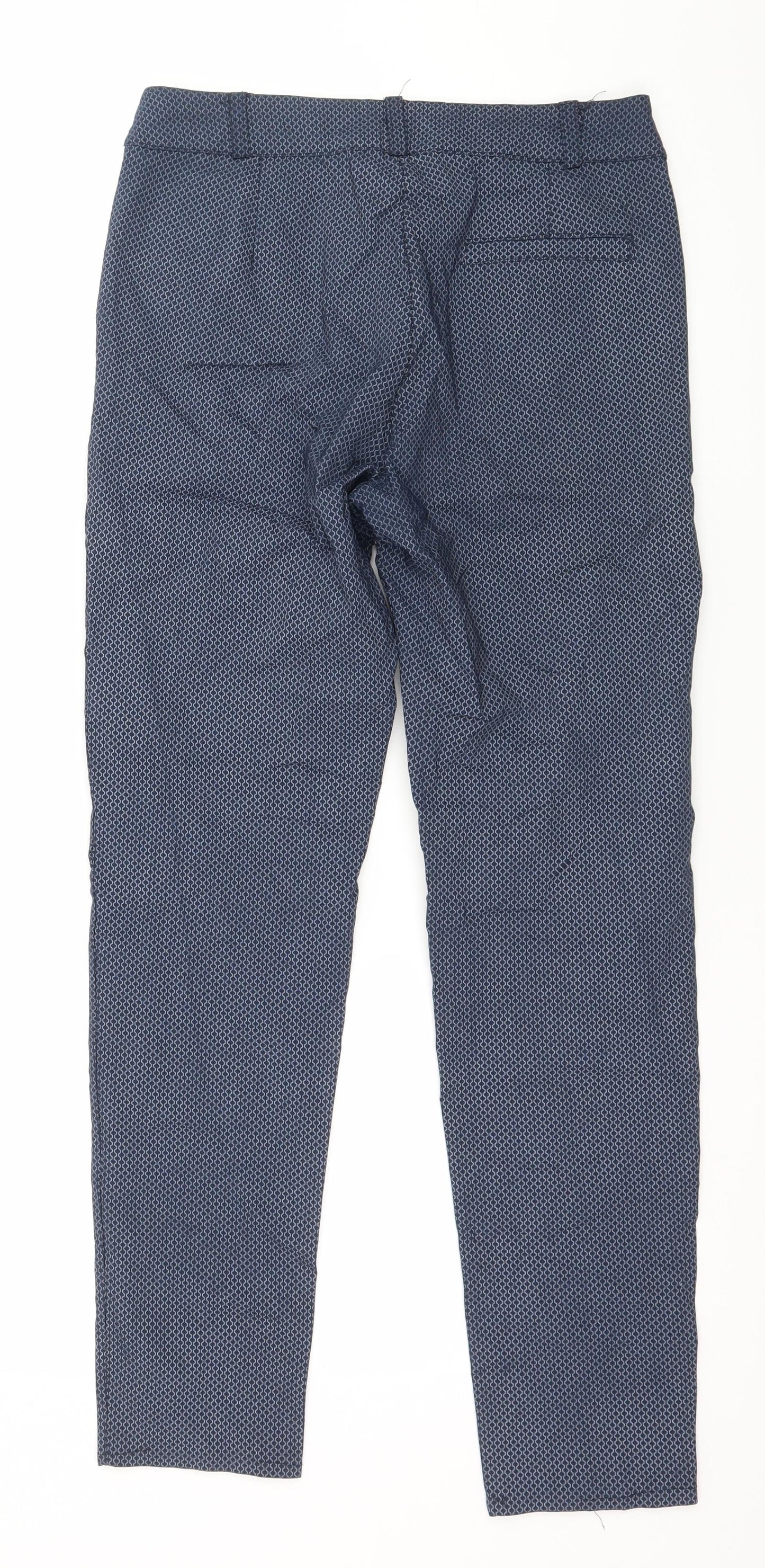Womens UK Size 30 in Preworn Regular Fit  Blue Trousers
