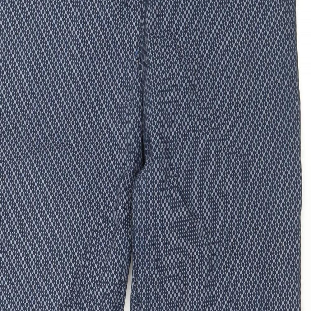 Womens UK Size 30 in Preworn Regular Fit  Blue Trousers