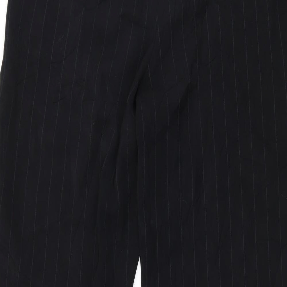Amartanto Womens Beige Striped  Trousers  Size 12 L30 in