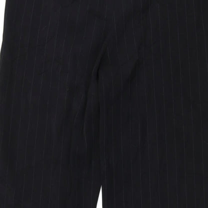 Amartanto Womens Beige Striped  Trousers  Size 12 L30 in