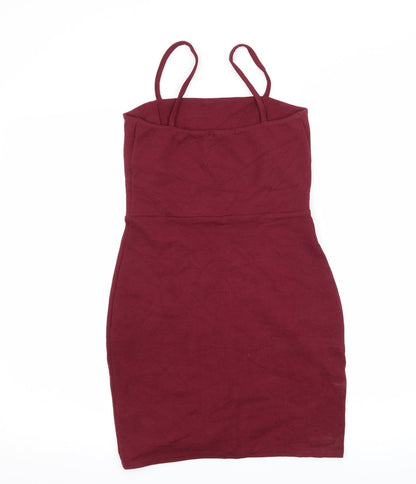 Boohoo Womens Purple   Bodycon  Size 10