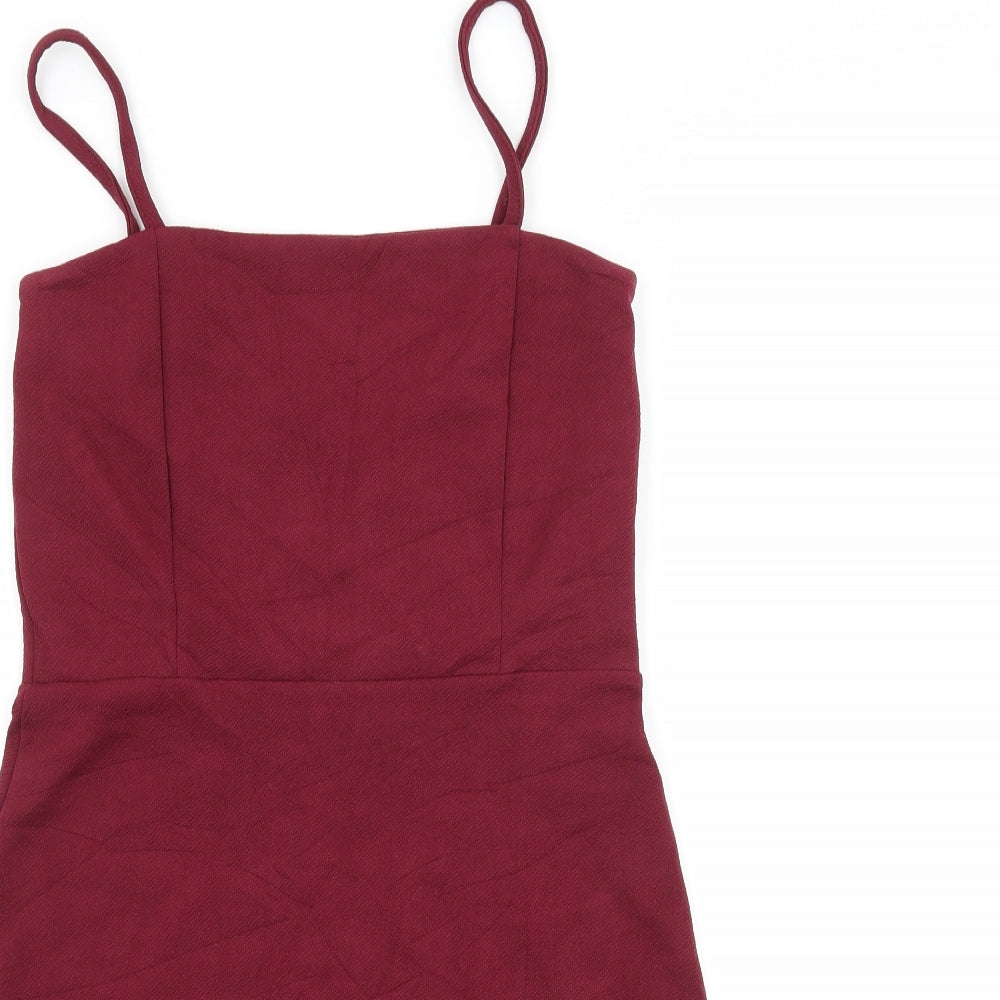 Boohoo Womens Purple   Bodycon  Size 10