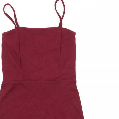 Boohoo Womens Purple   Bodycon  Size 10