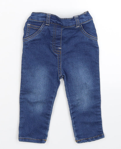 George Baby Blue  Denim Capri Jeans Size 6-9 Months
