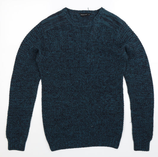 Cedar Wood State Mens Blue  Knit Pullover Jumper Size S