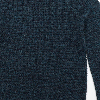 Cedar Wood State Mens Blue  Knit Pullover Jumper Size S