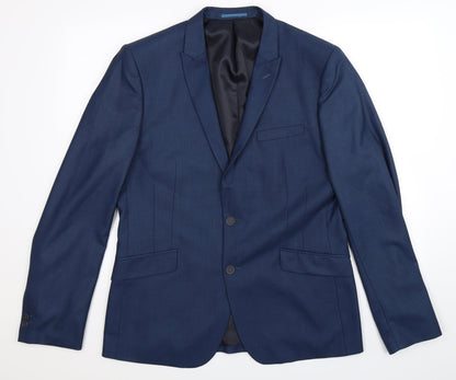 Mens UK Size 42 Taylor & Reece Regular Blue Suit Jacket