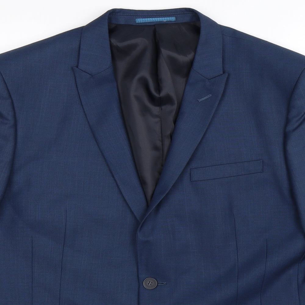 Mens UK Size 42 Taylor & Reece Regular Blue Suit Jacket