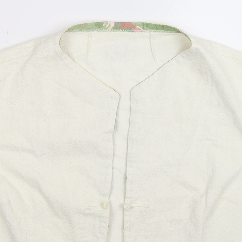 Womens UK Size L Preworn White Jacket