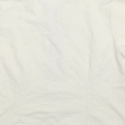 Womens UK Size L Preworn White Jacket