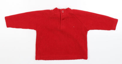 Mad Moose Baby Green  Fleece Pullover Jumper Size 0-3 Months