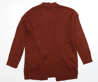 Divided Womens Brown  Knit Cardigan Jumper Size S