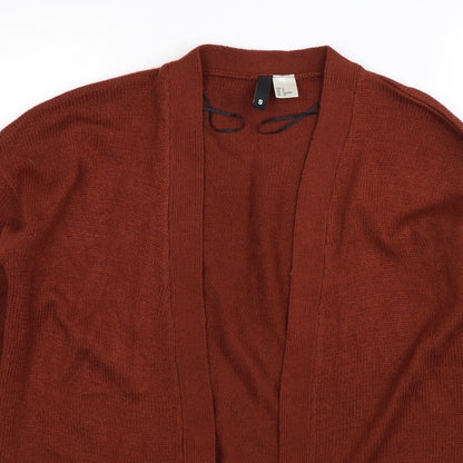 Divided Womens Brown  Knit Cardigan Jumper Size S
