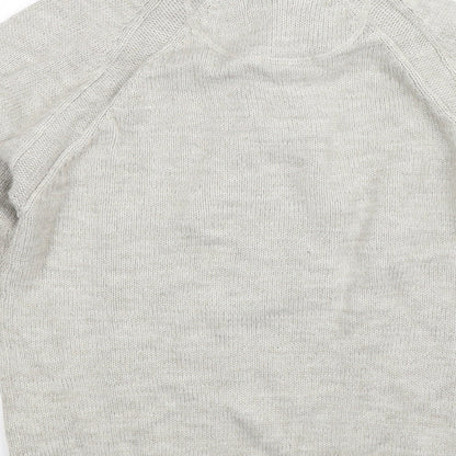 Industrialize Mens Grey  Knit Pullover Jumper Size S