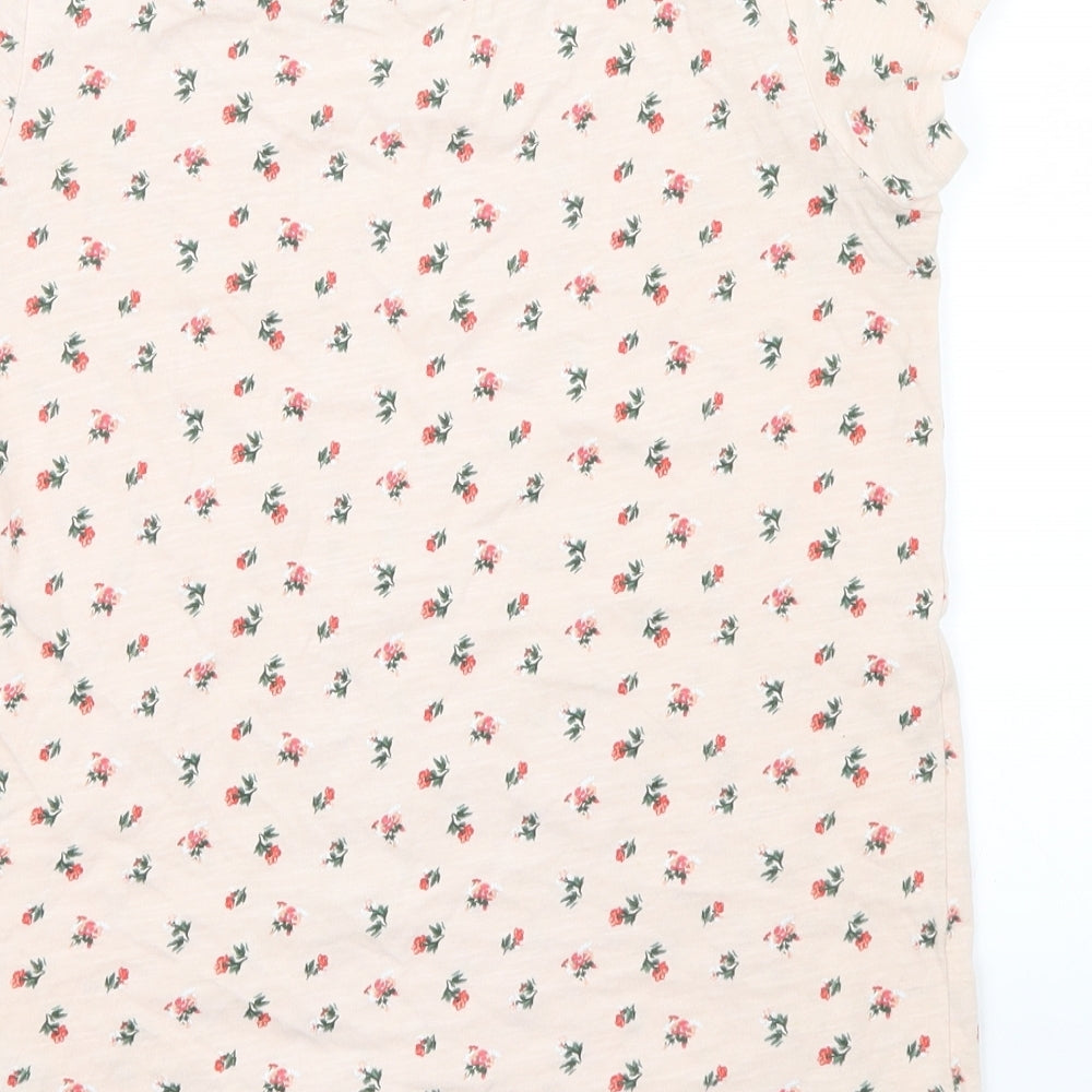 NEXT Girls Pink Floral  Basic Polo Size 10-11 Years