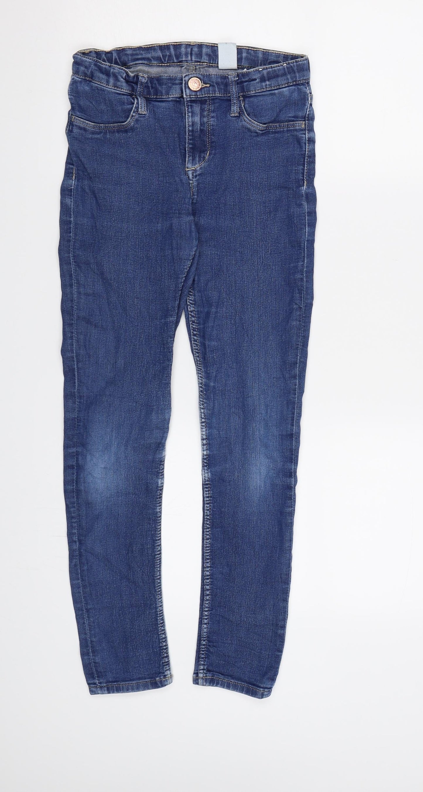 &DENIM Girls Black  Denim Skinny Jeans Size 11 Years