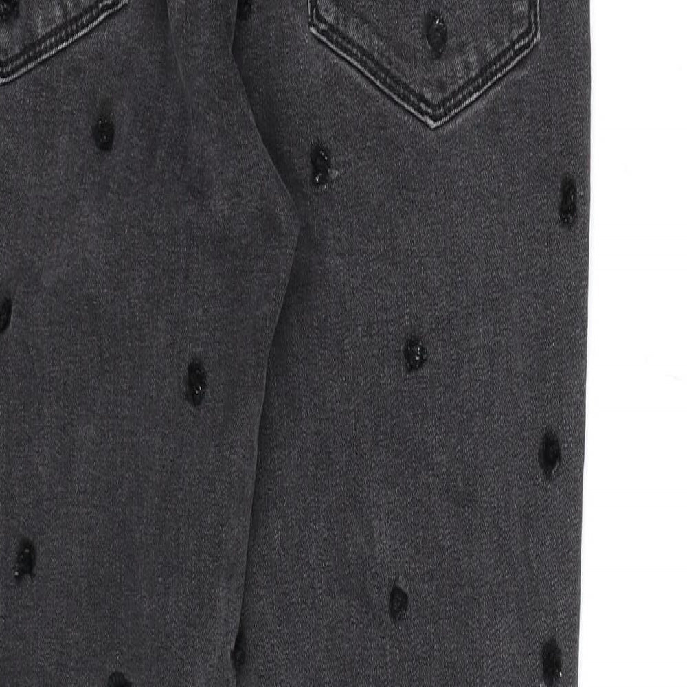 Womens UK Size  Maison Scotch Regular Fit Skinny Black Jeans