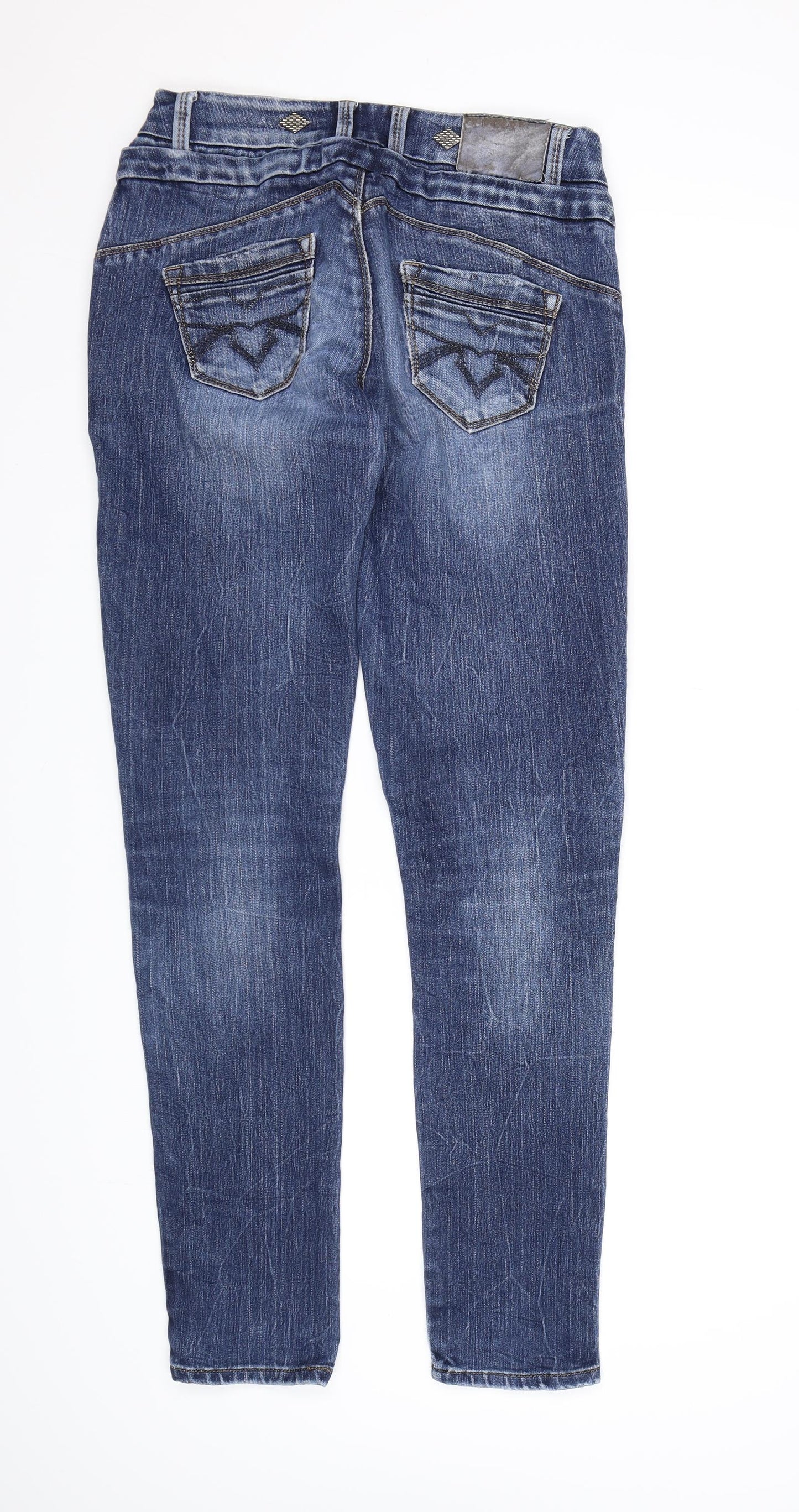 Womens UK Size  Preworn Regular Fit Skinny Blue Jeans