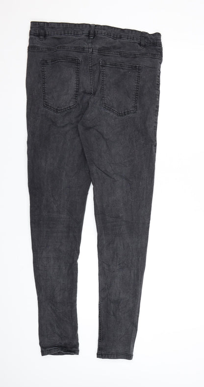 SD Jeans Womens Black  Denim Skinny Jeans Size XL L30 in
