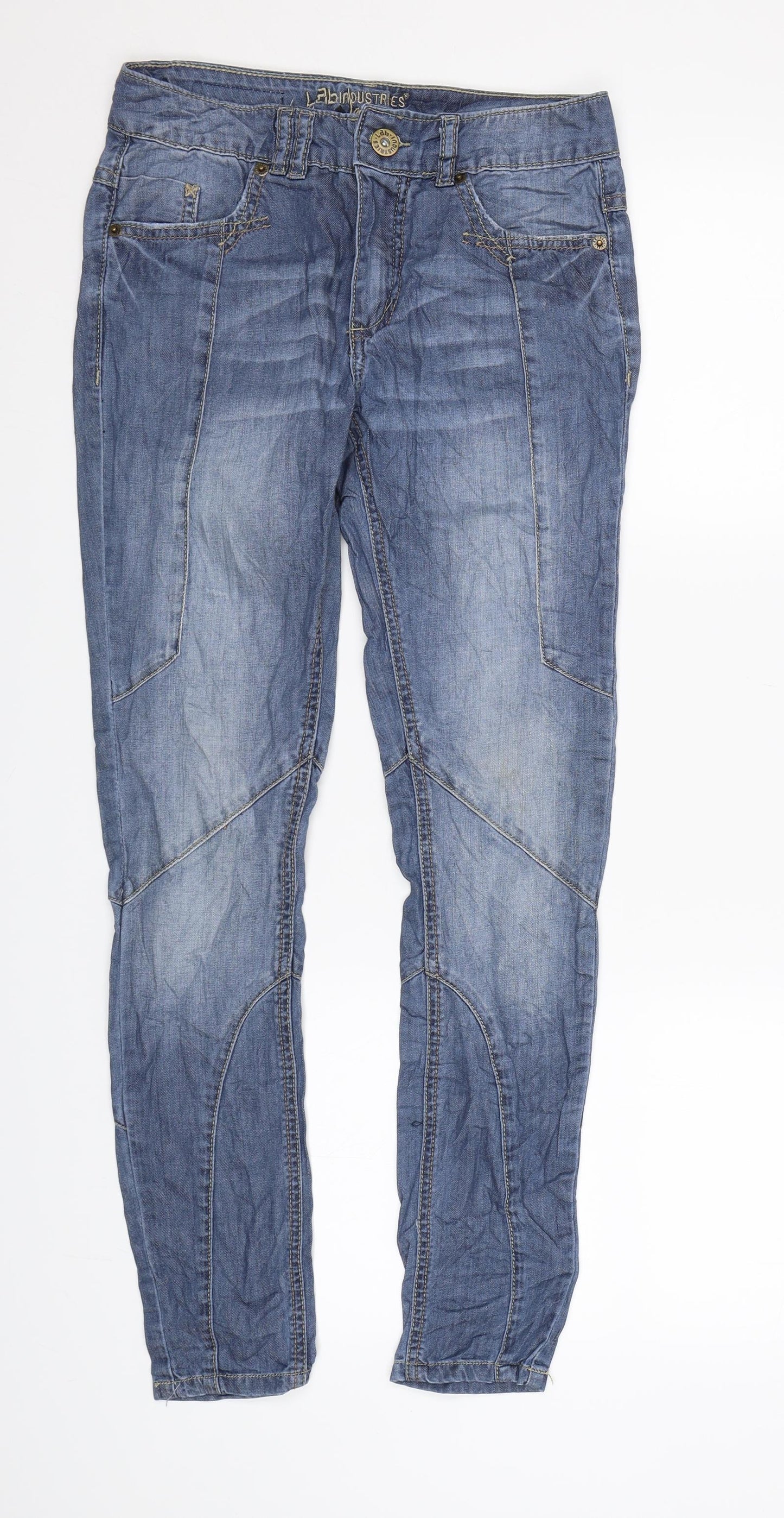 Lab Industries Girls Blue  Denim Skinny Jeans Size 11 Years