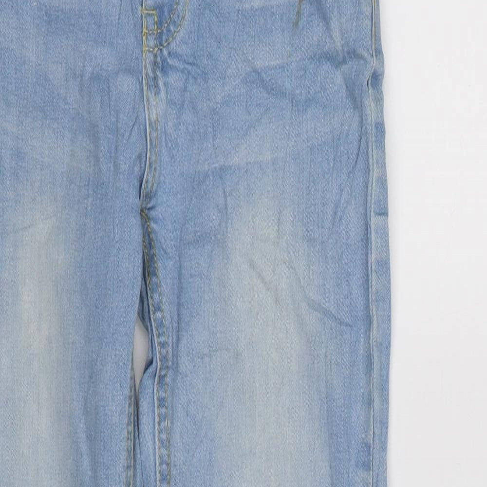 Womens UK Size 3XS WOW Regular Fit Tapered Blue Jeans