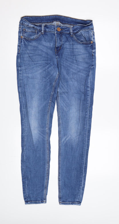 Amisu Mens Blue  Denim Skinny Jeans  L30 in