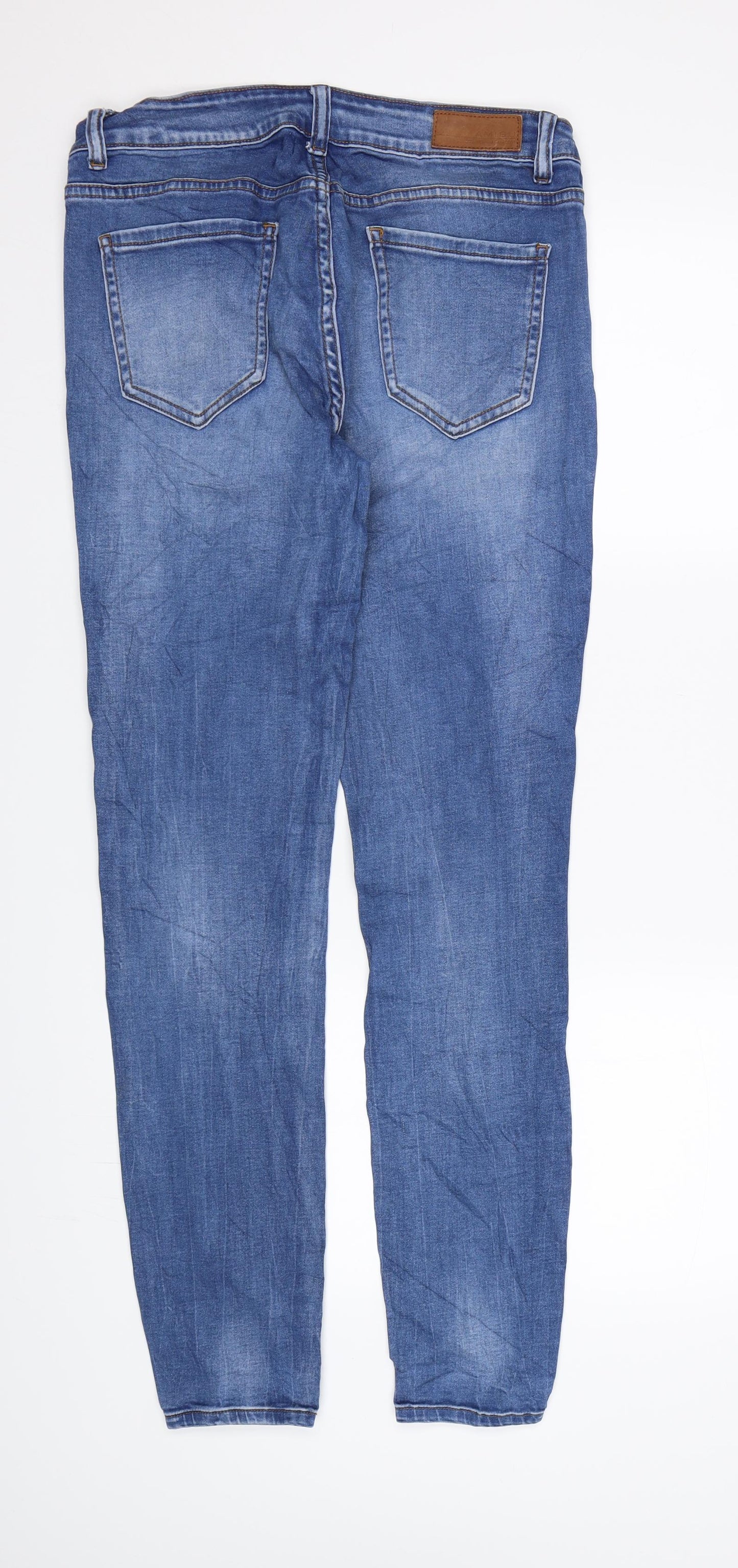 Amisu Mens Blue  Denim Skinny Jeans  L30 in