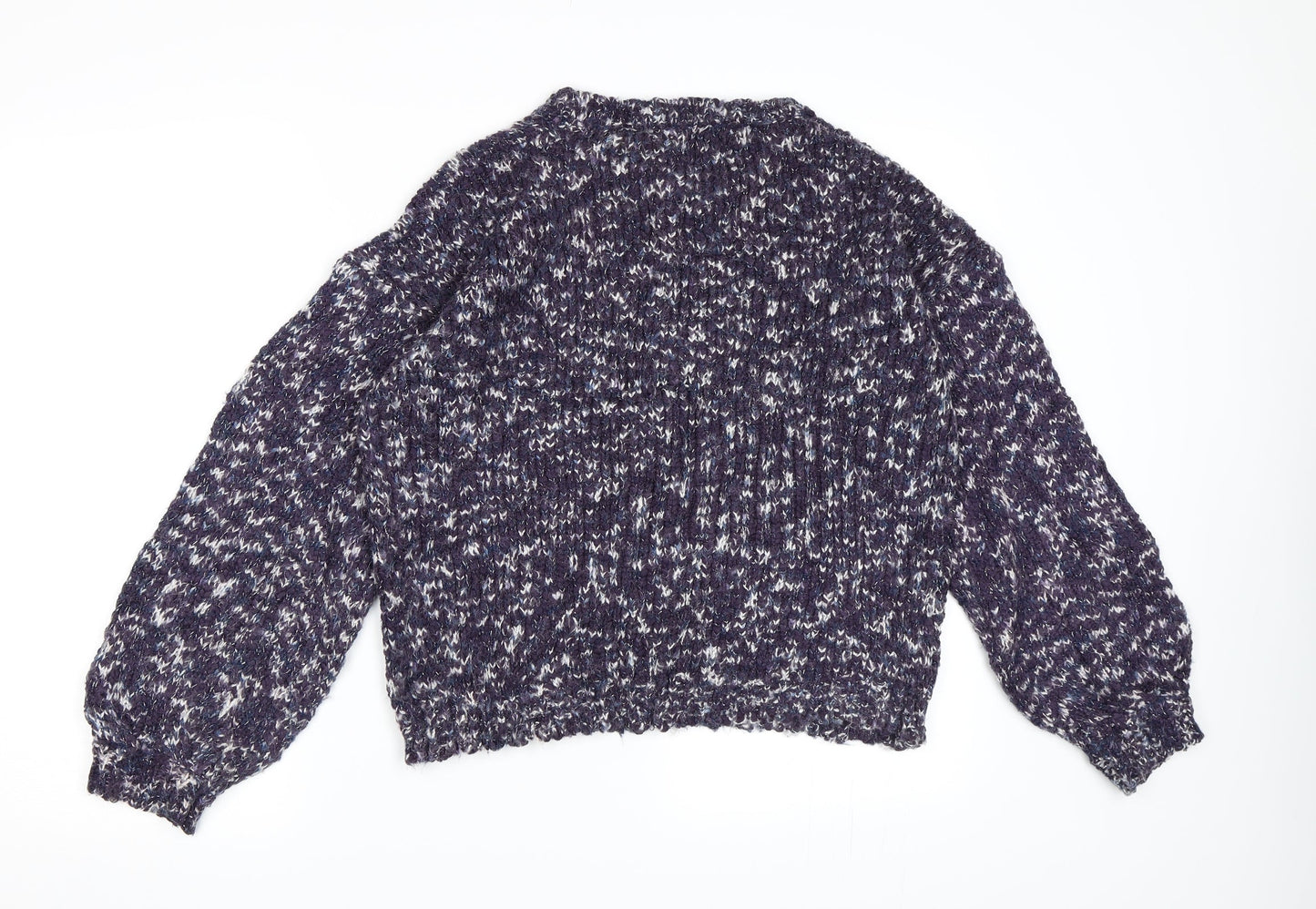 TU Womens Blue  Knit Pullover Jumper Size 14