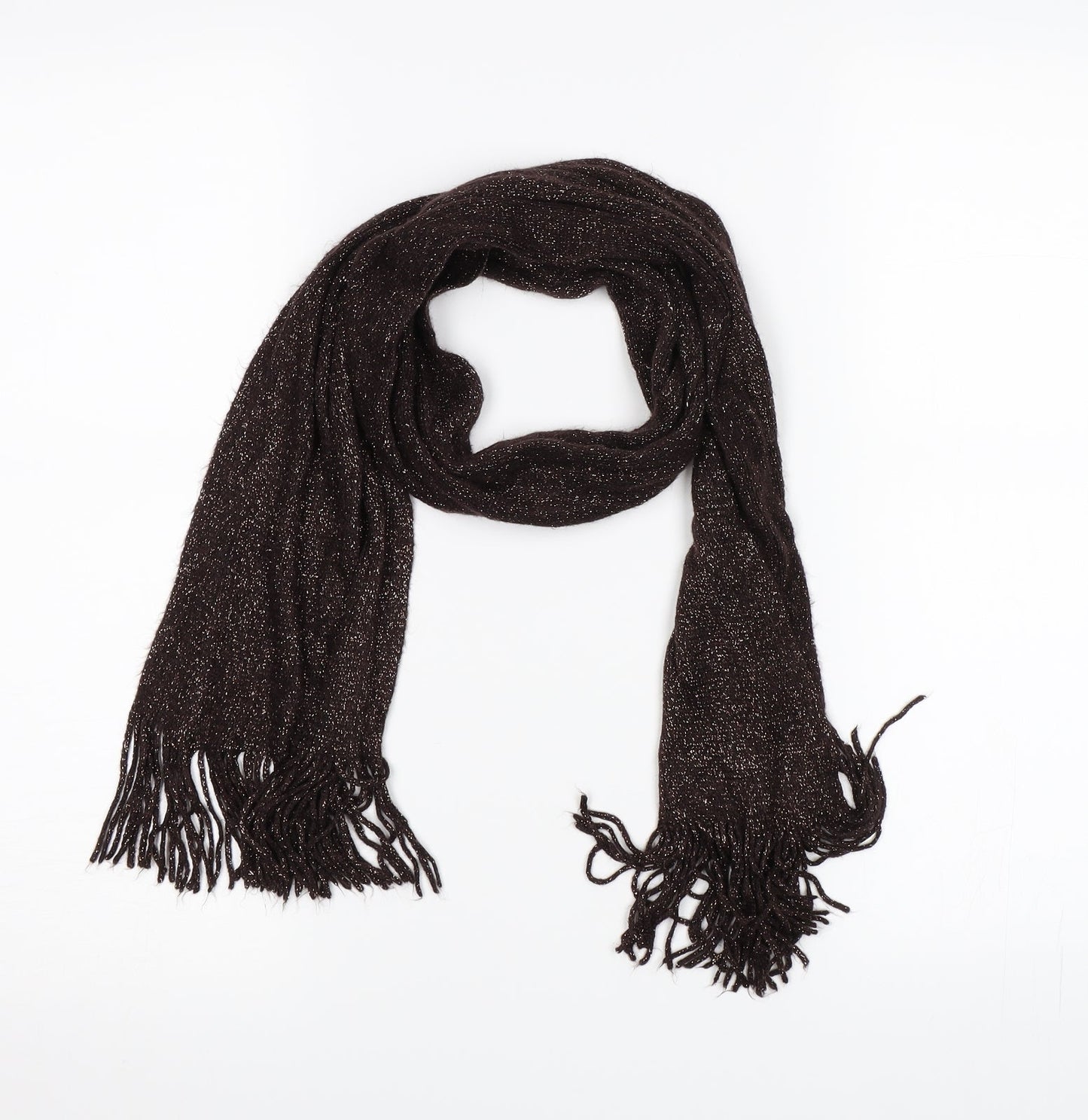Preworn Womens Brown  Knit  Scarf