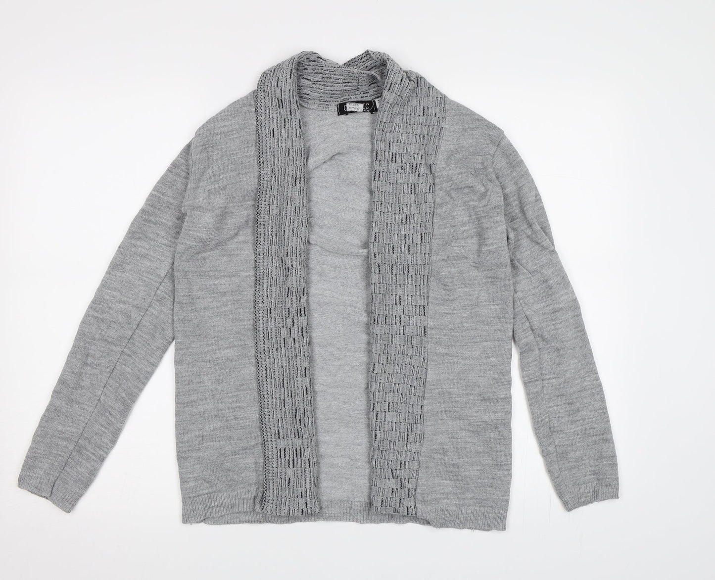 Preworn Womens Grey  Knit Cardigan Jumper Size S