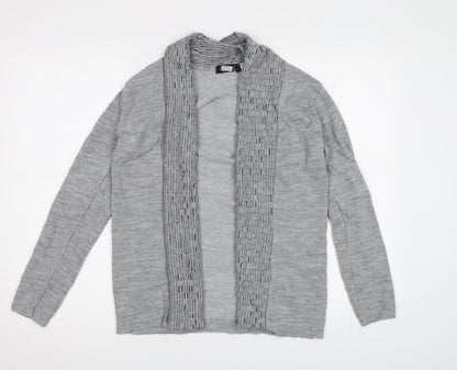 Preworn Womens Grey  Knit Cardigan Jumper Size S