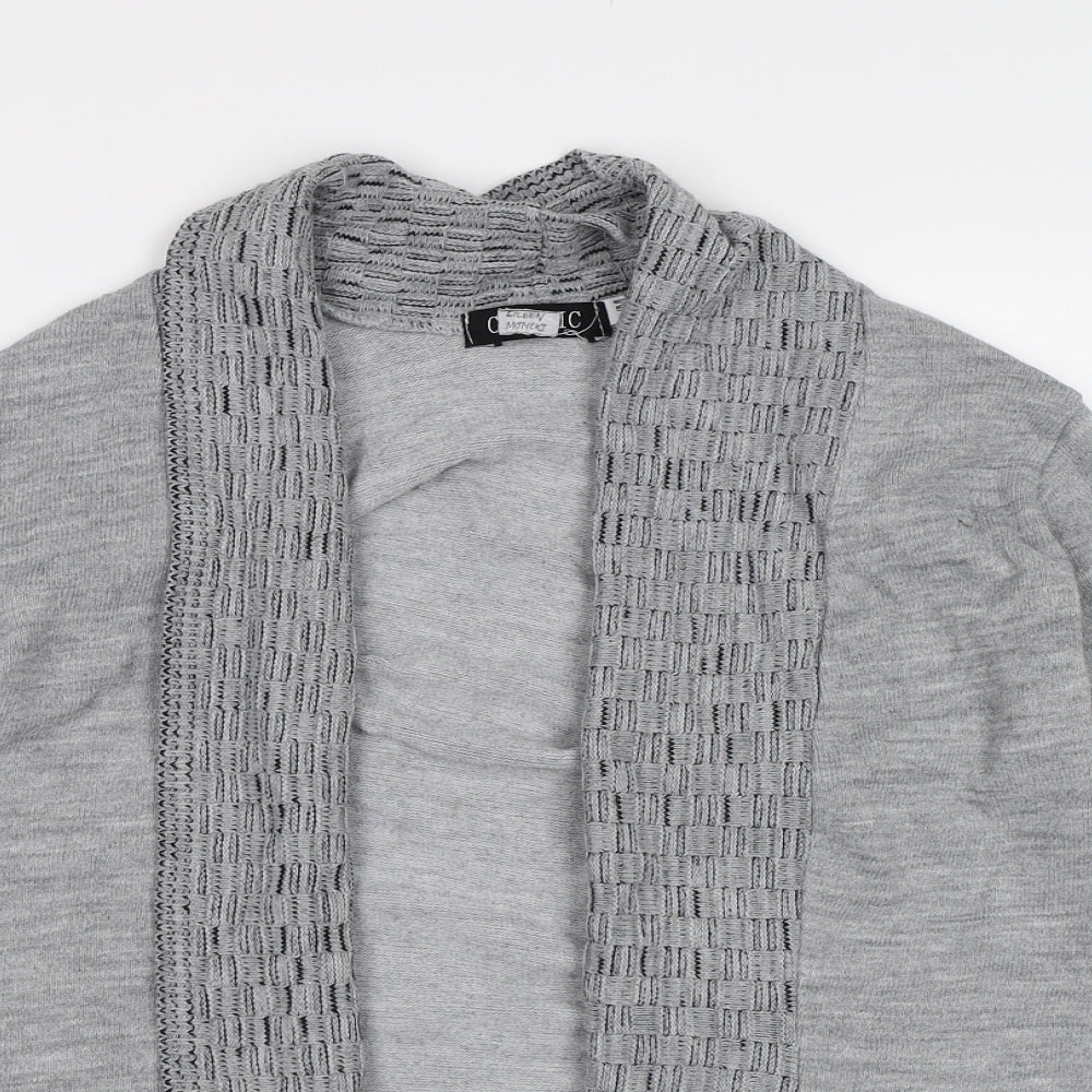 Preworn Womens Grey  Knit Cardigan Jumper Size S
