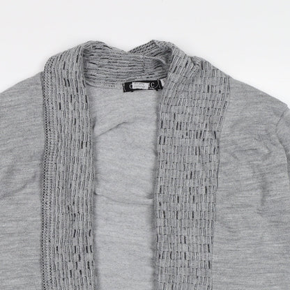 Preworn Womens Grey  Knit Cardigan Jumper Size S