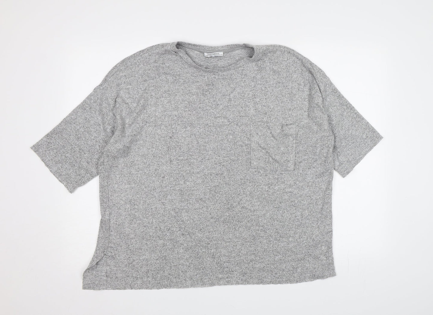 Zara Womens Grey  Knit  Jumper Size M